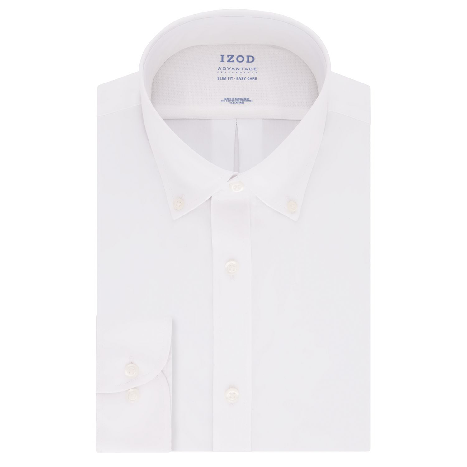 izod white dress shirt