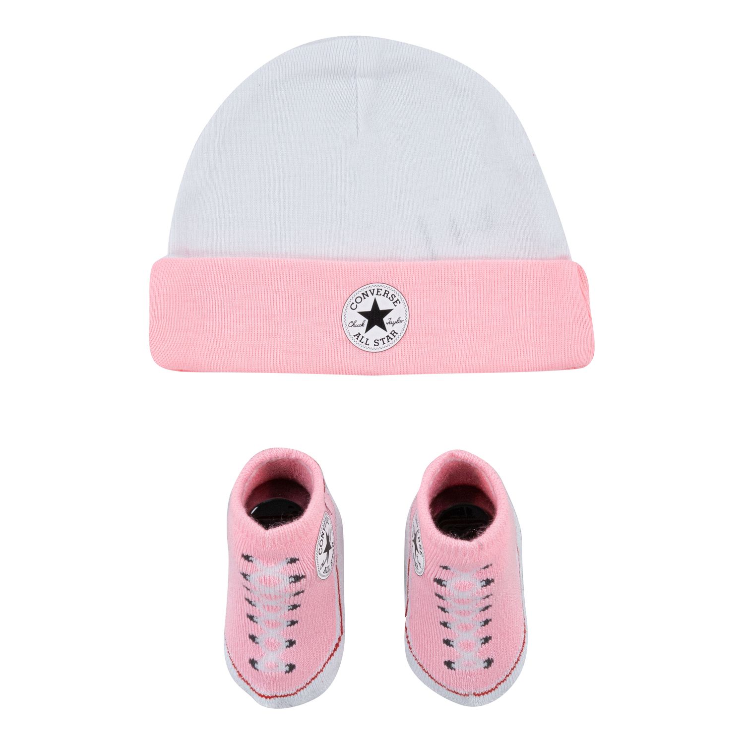 converse hat and bootie set