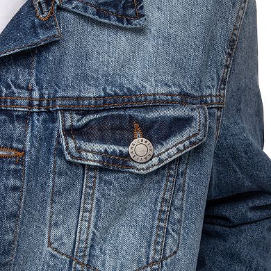 Men's Xray Washed Denim Jacket