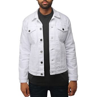 Men's Xray Washed Ripped Denim Jacket