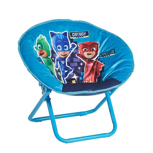 PJ Masks Kids Children Moon Chair Soft Fabric Home Garden Folding Portable Patio 