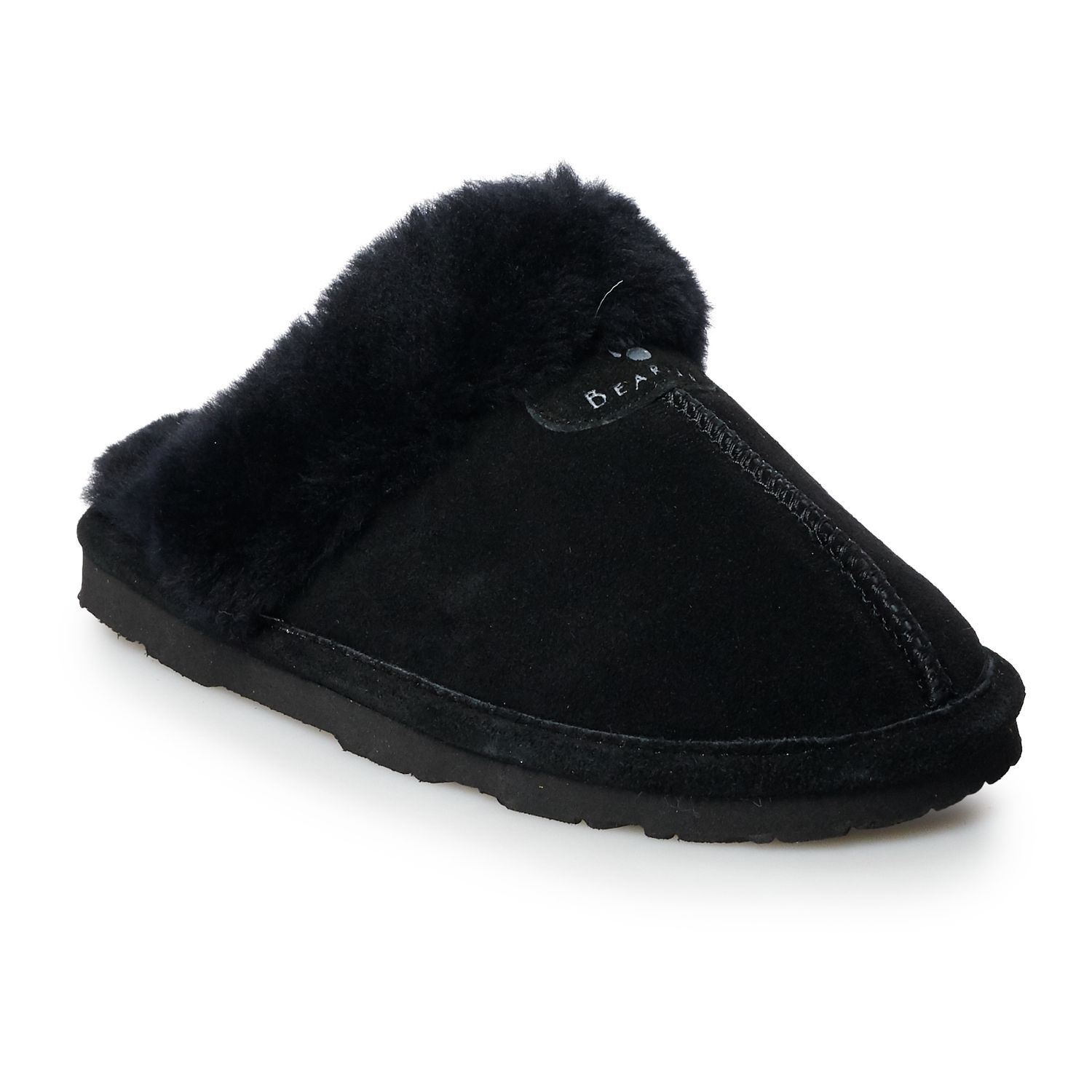 womens slipper boots black
