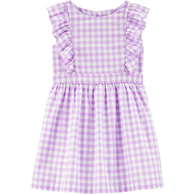 Toddler Girl Carter's Gingham Flutter Dress