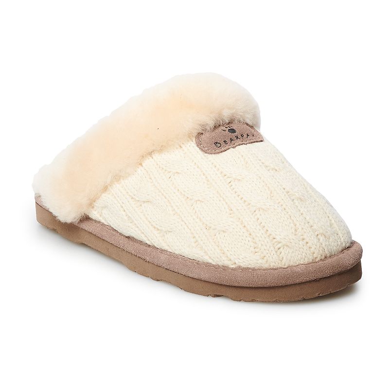 Bearpaw Effie Womens Slippers, Size: 5, White