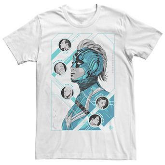 Men's Captain Marvel Kree Profile Tee