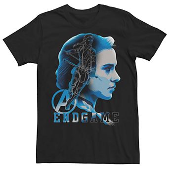 Men's Marvel Avengers Endgame Black Widow Silhouette Tee
