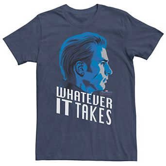 Men's Marvel Avengers Endgame Captain America What Ever It Takes Tee