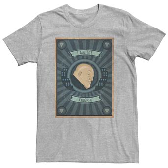 Men's Marvel Classic I Am The Kingpin Poster Tee Shirt