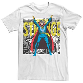 Men's Marvel Retro Doctor Strange Action Poster Tee
