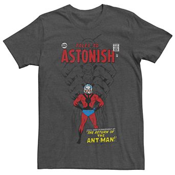 Men's Marvel Retro Ant-Man Comic Cover Simple Tee