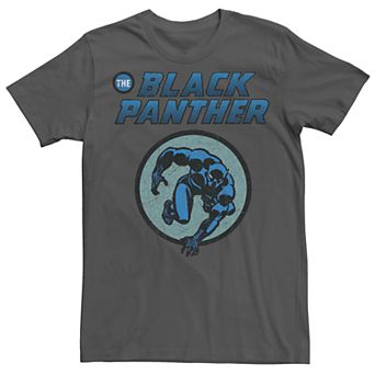 Men's Marvel Classic Black Panther Distressed Comic Tee