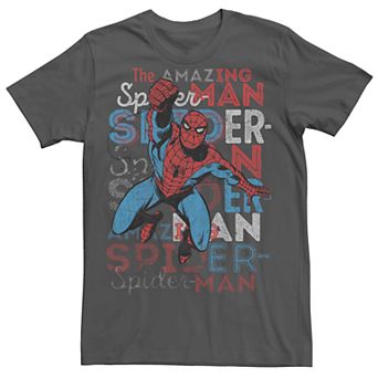 Men's Marvel The Amazing Spider-Man Retro Comic Art Tee
