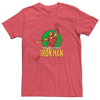 Men's Marvel Iron Man Vintage Art Pose Tee