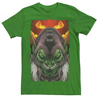 Men's Marvel Retro Green Goblin Poster Tee