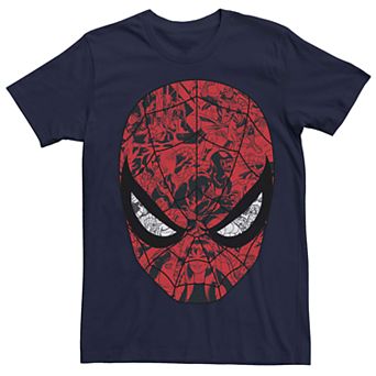Men's Marvel Spider-Man Mask Graphic Tee