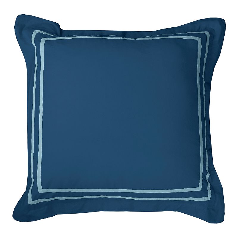 Square Euro Sham, Blue