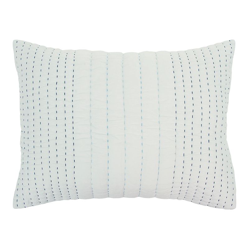 Ventrice King Sham, Blue