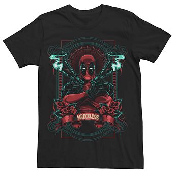 Men's Marvel Deadpool Wreckless Poster Tee