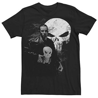 Men's Marvel Punisher Night Portrait Tee