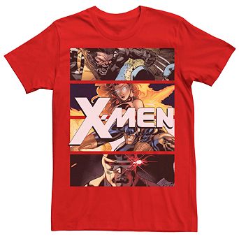 Men's Marvel X-Men Four Panel Group Shot Tee