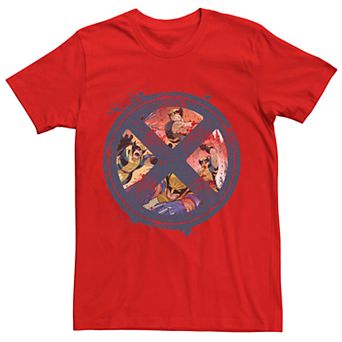 Men's Marvel X-Men Symbol Wolverine Fill Tee