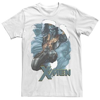 Men's Marvel X-Men Beast Suited Up Portrait Tee