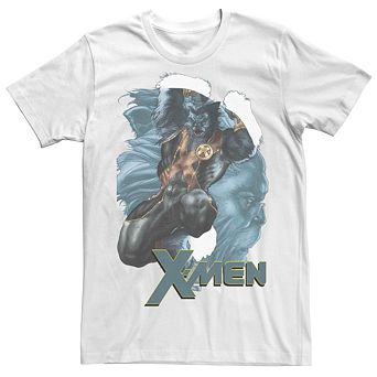 Men's Marvel X-Men Beast Suited Up Portrait Tee