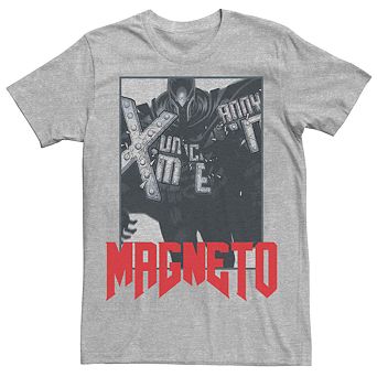 Men's Marvel X-Men Magneto Broken Logo Poster Tee