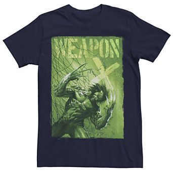 Men's Marvel X-Men Wolverine Weapon X Poster Tee