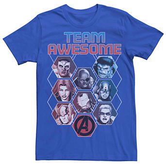 Men's Marvel Avengers Team Awesome Heroes Tee