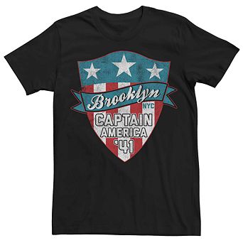 Men's Marvel Captain America Brooklyn 41 Logo Tee