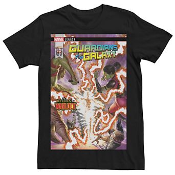 Men's Marvel Guardians Of The Galaxy Warlock Comic Cover Tee