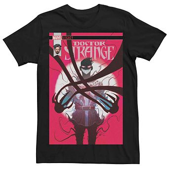 Men's Marvel Doctor Strange Dark Comic Cover Tee