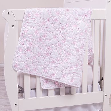 Baby Girl Sammy and Lou Floral Quilt by Trend Lab