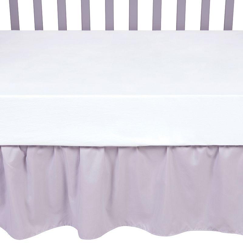 Sammy and Lou Gray Crib Skirt by Trend Lab, Med Grey