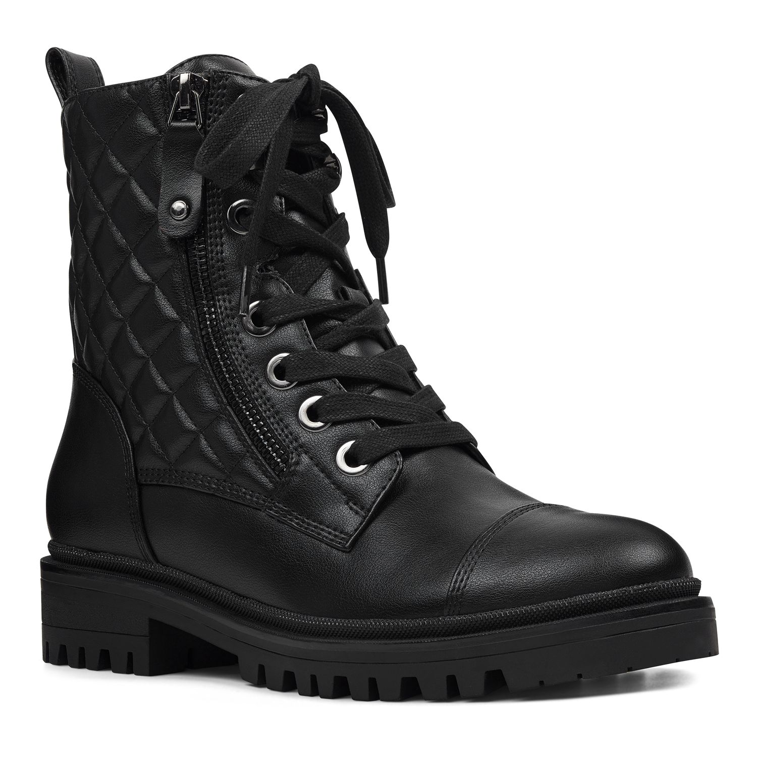 nine west walan women's combat boots