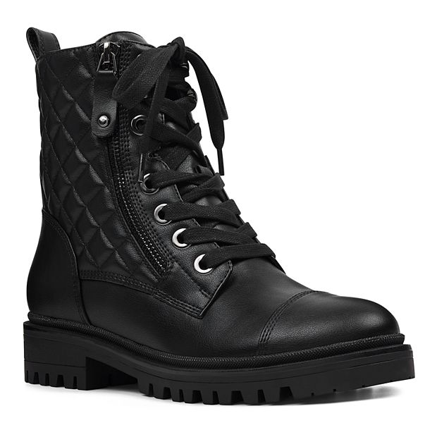 Nine west sales combat boots