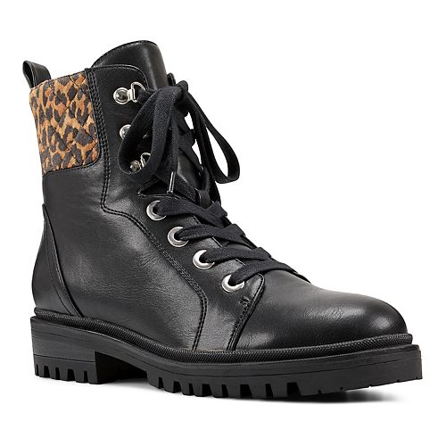 nine west ivani women's combat boots