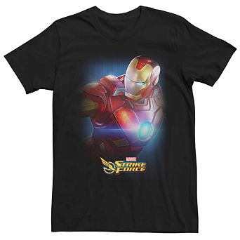 Men's Marvel Strike Force Iron Man Poster Tee