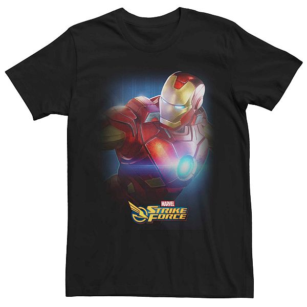 Men's Marvel Strike Force Iron Man Poster Tee