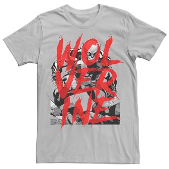 Men's Marvel Wolverine Overwrite Poster Tee