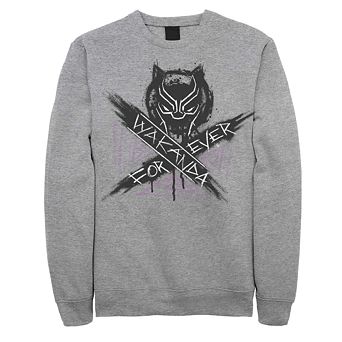 Men's Marvel Black Panther Wakanda Forever Painted Fleece