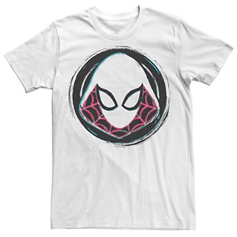 Men's Marvel Spider-Gwen Badge Mask Logo Tee