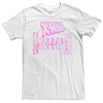 Men's Marvel Periodic Table Of X-Men Short Sleeve Graphic Tee