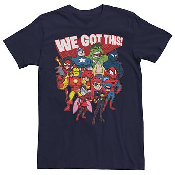 Men's Marvel Avengers Cartoon Style We Got This Tee