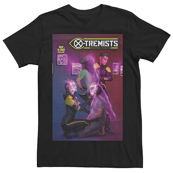 Men's Marvel X-Tremists Semper Vigilo Comic Cover Tee