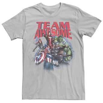 Men's Marvel Avengers Team Awesome Group Shot Graphic Tee