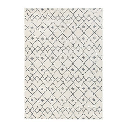 World Rug Gallery Boho Cream/Gray Rug