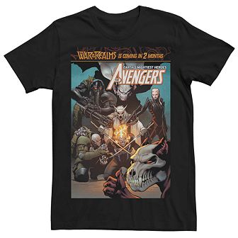 Men's Avengers Villains Comic Cover Tee
