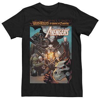 Men's Avengers Villains Comic Cover Tee